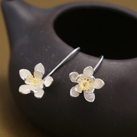 Elegant Blossom 925 Sterling Silver Earrings – Allergy-Free Fashion Redefined 5